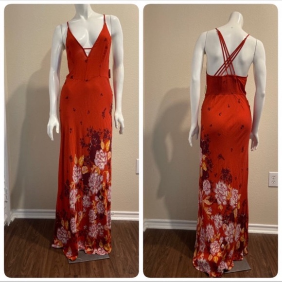 Free People GET TO YOU MAXI DRESS NWT - Picture 12 of 12